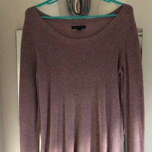 Long sleeve top lavender color